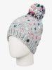 Roxy - Dena Girl Beanie Grey W/Pnk/Wht/Blue