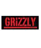 Grizzly - Red Grizzly Grip Tape Sticker