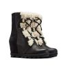 Sorel - Joan Of Artic Wedge II Shearling Black - Women's