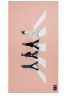 Slowtide - Abbey Road Towel Pink