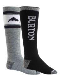 Burton - Men's Weekend Midweight Socks (2 Pack) - True Black