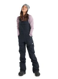 Burton - Women's Avalon 2L Stretch Bib Pants Black - Short