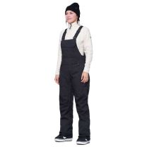 686 - Black Magic INSULATED BIB Black Geo Jaquard - Women's
