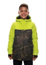 686 - BackWoods Insl. Jacket Lime/M. Camo Boys XL 