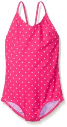 Kanu Surf Little Girls' Chloe One Piece Swimsuit Pink Size 6