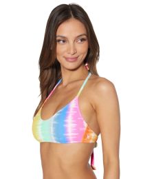 Hurley - Rainbow Ombre Front Halter Top Watermelon 