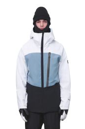 686 - GT GORE-TEX Shell Jacket White Steel Blue/Black - Men's