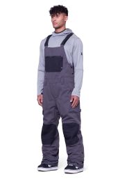 686 - Hot Lap BIB Charcoal Colorblock - Men's