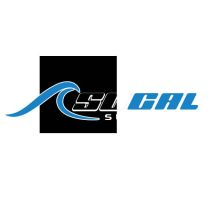 SoCal Surf Shop - SoCal Surf Shop logo 7" Sticker White/Clear